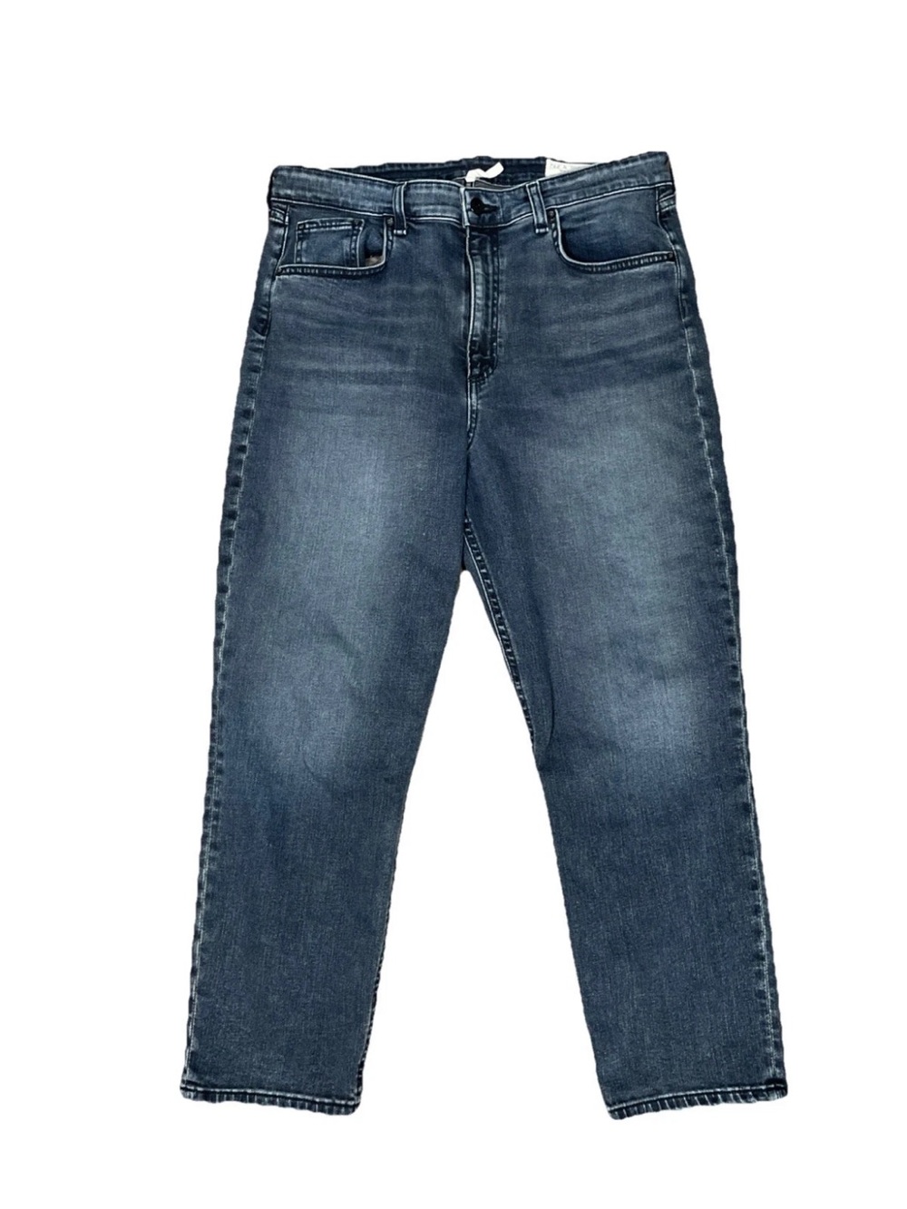 Rag & Bone Nina High Shorty Cigarette Straight Leg Ankle Jeans Women’s Size 32 - Picture 2 of 7